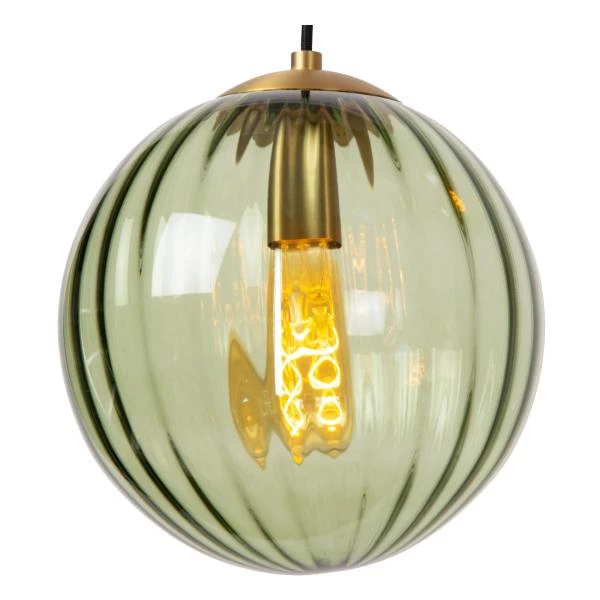 Lucide MONSARAZ - Hanglamp - Ø 35 cm - 3xE27 - Groen - detail 2